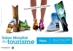 Affiche de Salon Mondial du Tourisme de Paris