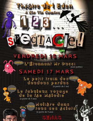 Affiche de Molière dans tous ses éclats