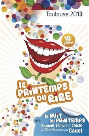 Affiche de Nuit du Printemps du Rire de Toulouse 2013