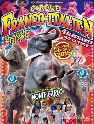 Affiche de Cirque Franco-italien | - Saint Yrieix sur Charente