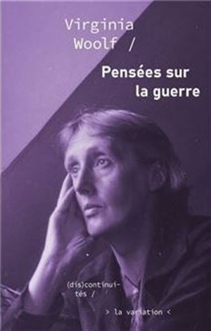 Affiche de Pensées sur la guerre de Virginia Woolf