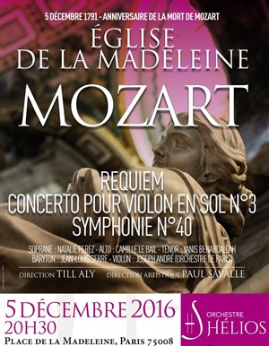 Affiche de Anniversaire de la mort de Mozart