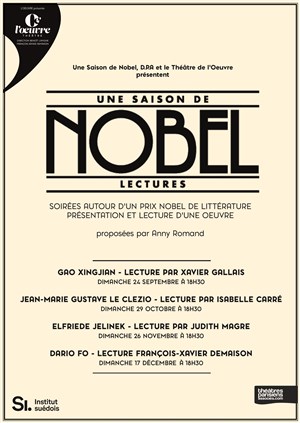 Affiche de Une Saison de Nobel | Lectures