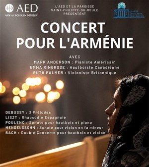 Affiche de Concert pour l'Arménie