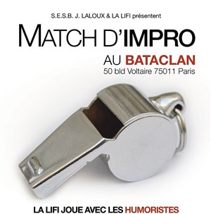 Affiche de La LIFI joue avec les Humoristes ! Match d'impro Hommes vs Femmes !