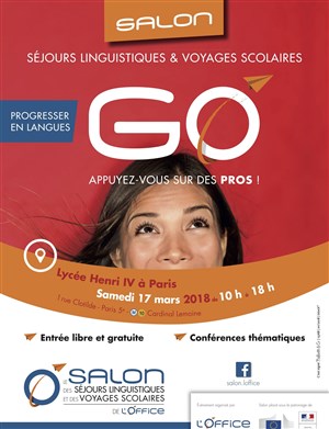 Affiche de Salon des séjours linguistiques et des voyages scolaires
