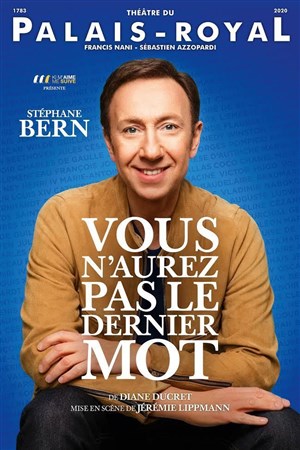 Affiche de Vous n'aurez pas le dernier mot | avec Stéphane Bern