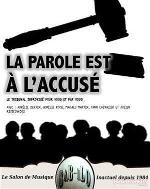 Affiche de La parole est à l'accusé