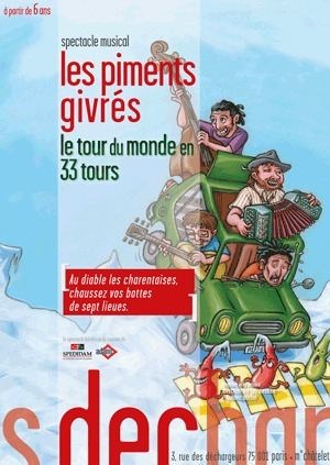 Affiche de Les Piments Givrés dans Le tour du monde en 33 tours