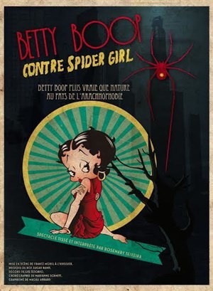 Affiche de Betty boop contre spider girl