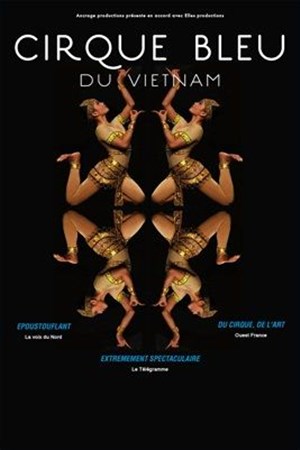 Affiche de Cirque bleu du Vietnam