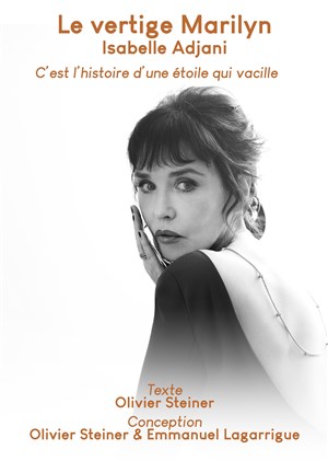 Affiche de Isabelle Adjani dans Le vertige Marilyn