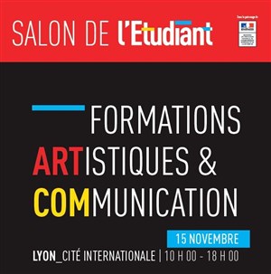 Affiche de Salon Formations Artistiques et Communication de Lyon