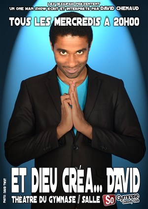 Affiche de David Chenaud dans Et Dieu créa David