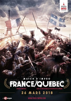 Affiche de Match d'impro : France / Quebec