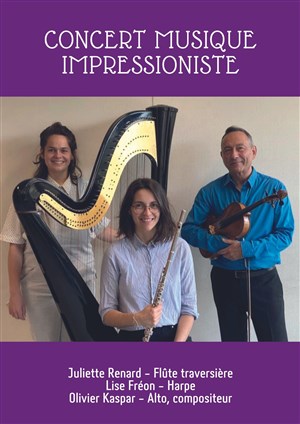 Affiche de Concert de musique impressionniste