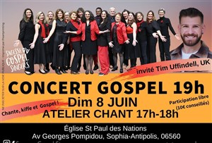 Affiche de Atelier chant et concert gospel