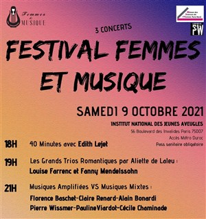 Affiche de Festival Femmes et Musique