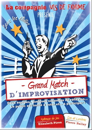 Affiche de Match d'Improvisation sous les étoiles