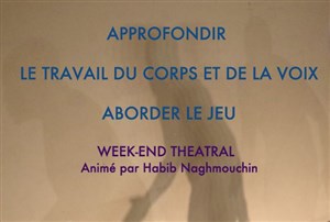 Affiche de Week-end théâtral : Corps voix et jeu