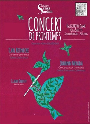 Affiche de Concert de Printemps | Par l'Orchestre Senza Sordini