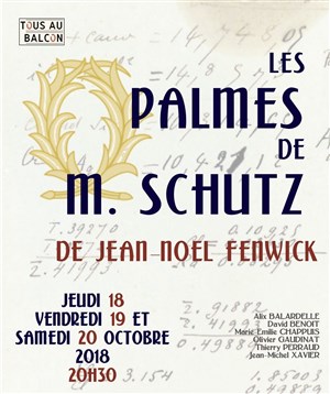 Affiche de Les Palmes de Monsieur Schutz | de Jean Noël Fenwick