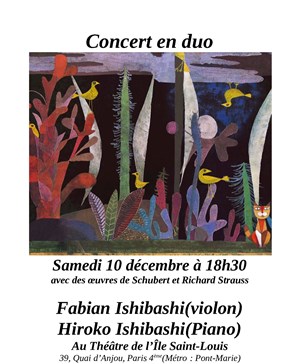 Affiche de Concert en duo