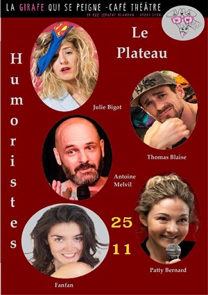 Affiche de Humoristes : Le plateau de La Girafe