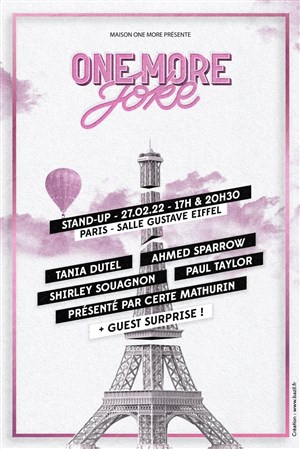 Affiche de One More Joke x Tour Eiffel