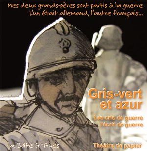 Affiche de Gris-vert et azur
