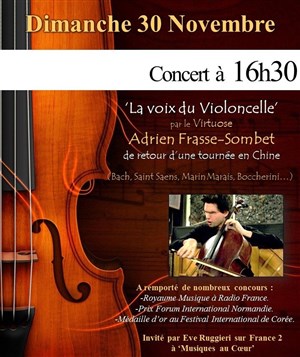 Affiche de Récital : La voix du Violoncelle