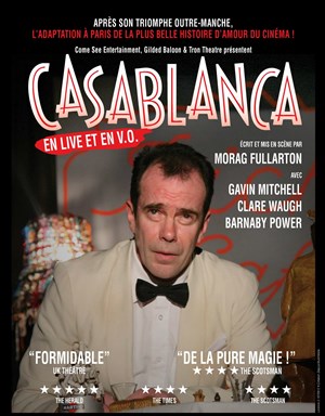 Affiche de Casablanca : en V.O. et en live