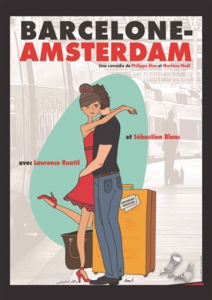 Affiche de Barcelone-Amsterdam