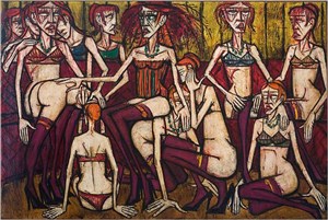 Affiche de Visite guidée : Bernard Buffet - Rétrospective | par Loetitia Mathou