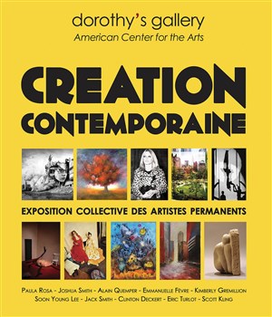Affiche de Création Contemporaine - Exposition Collective
