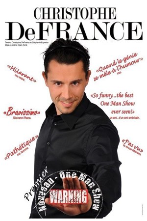 Affiche de Christophe De France dans Warning !
