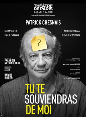 Affiche de Tu te souviendras de moi | avec Patrick Chesnais | Les dernières