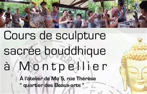 Affiche de Stage de sculpture bouddhique