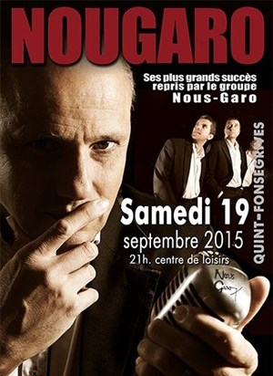 Affiche de Nougaro par Nous-Garo