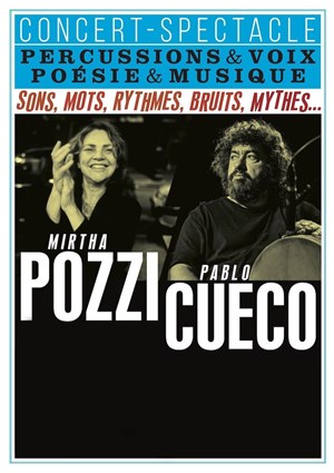 Affiche de Concert-Spectacle Percussion & Voix / Poésie & Musique