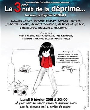 Affiche de 3ème Nuit de la Déprime | Proposée par Raphaël Mezrahi