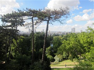 Affiche de La Mouzaia et les Buttes Chaumont