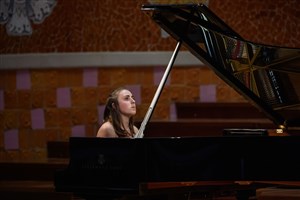 Affiche de Piano passion : Brahms / Chopin / Debussy / Granados par Laure Cholé