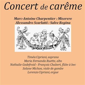 Affiche de Concert de Carême