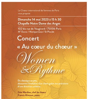 Affiche de Women & Rythme 2023