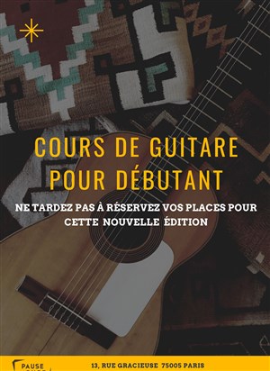 Affiche de Cours de guitare pour débutants
