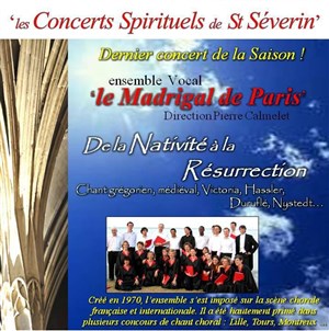 Affiche de Ensemble Vocal Le Madrigal de Paris