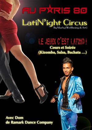 Affiche de Latin'ight circus | Cours de salsa