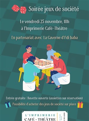Affiche de Soirée jeux de société