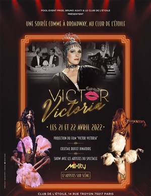 Affiche de Soirée Victor Victoria